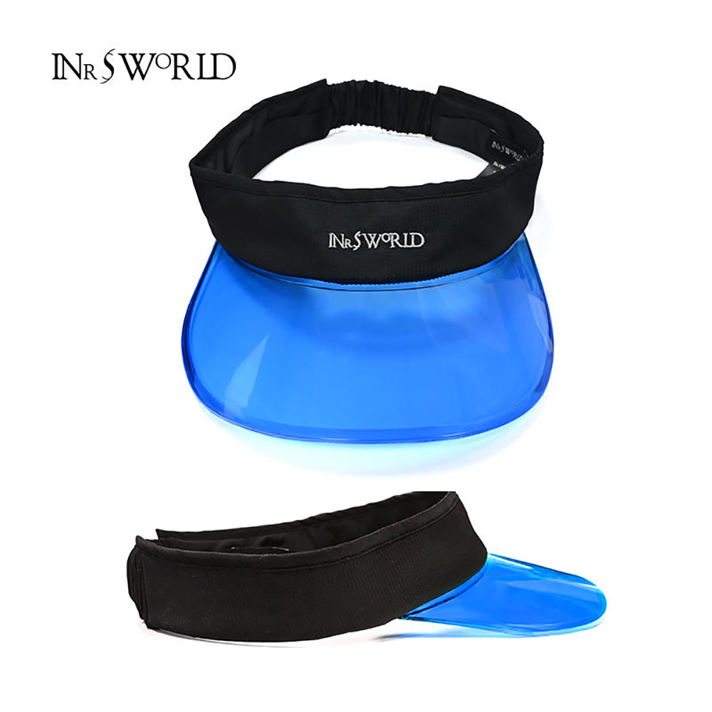 【ISW】透明帽舌空頂帽-藍色 網球帽