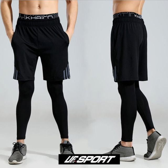 【UF72+】UF-2017健身專用速乾彈力男士兩件式訓練壓縮褲