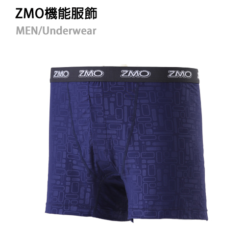 ZMO男金屬光樣內褲US125-丈青磚紋
