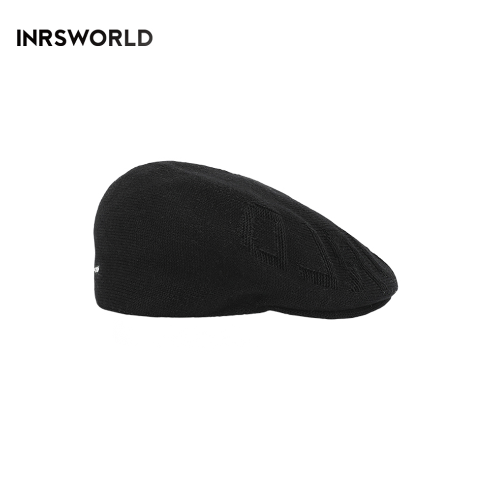【ISW】高質感織織畫家帽-黑