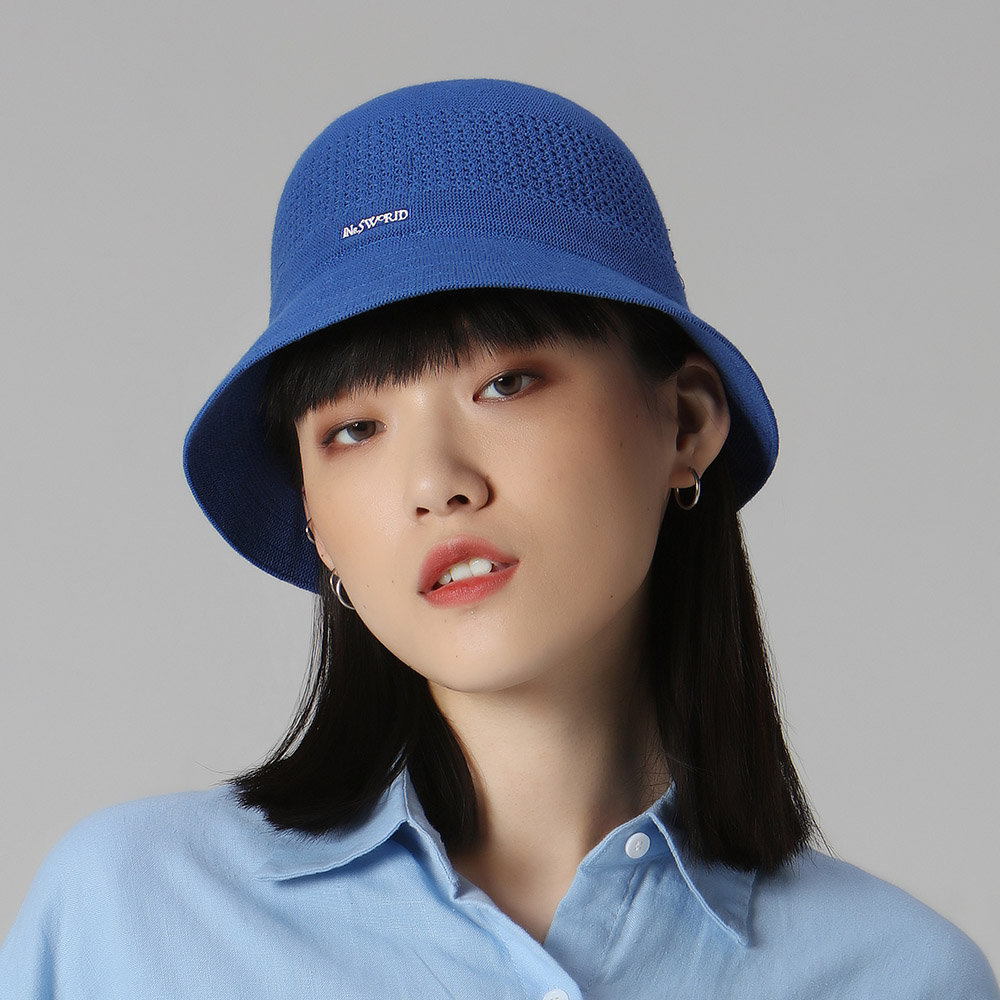 【ISW】雙色休閒定型盆帽-藍色 (兩色可選) 設計師品牌