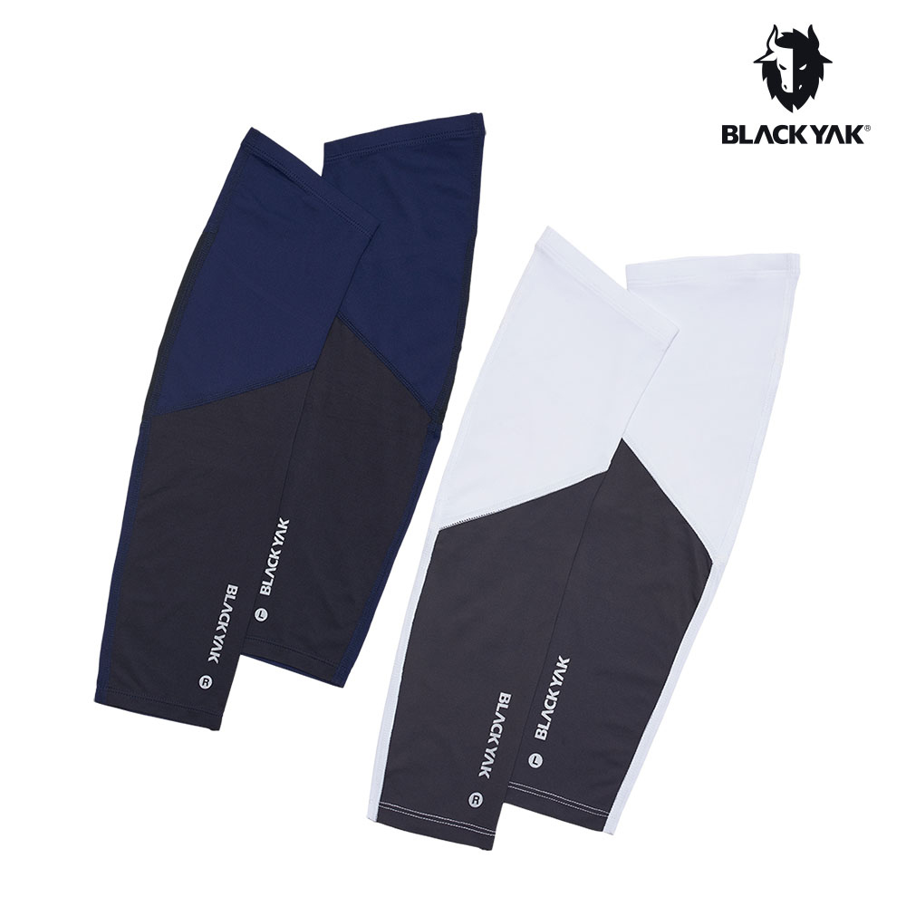 【BLACKYAK】防曬涼感袖套 [海軍藍/白色 防曬 涼感 袖套 夏天必備 |BYAB1NAM02