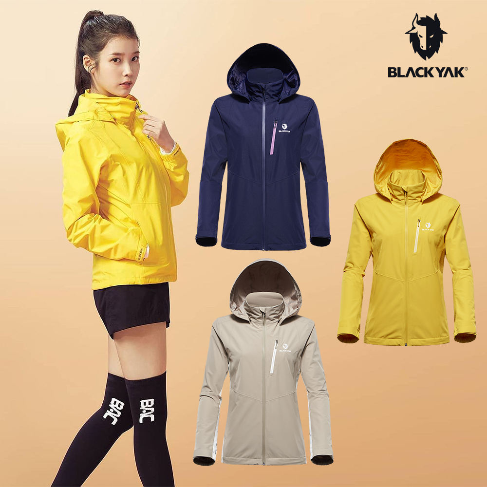 【BLACKYAK】女 EXPERT防水外套(靛色/黃色/灰褐色)-春夏 | 防水 環保 外套 | BYAB1WJ104