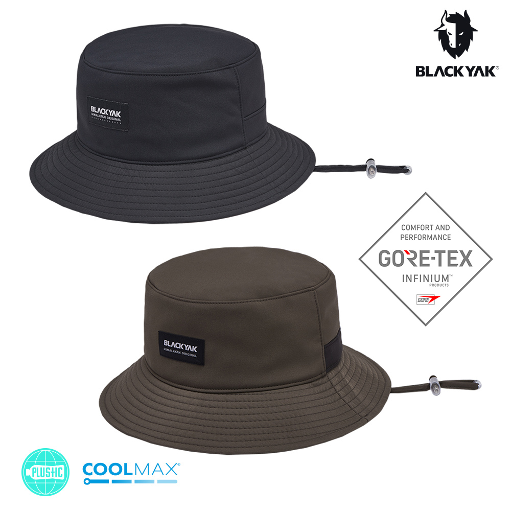 【BLACKYAK】GTX INFINIUM漁夫帽(深褐色/黑色)-秋冬 漁夫帽 登山帽 中性款 |BYAB2NAF01