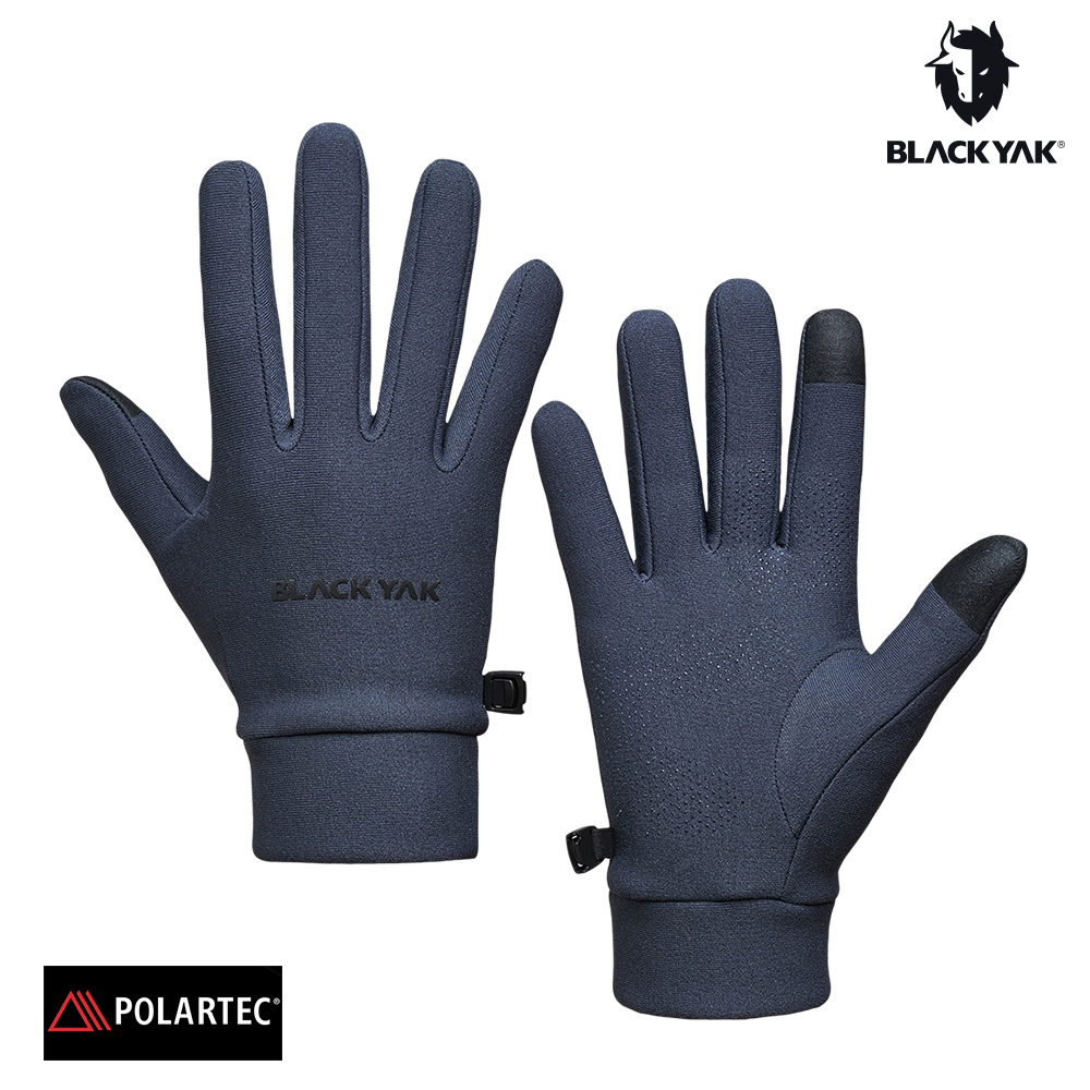 【BLACKYAK】YAK UNI POLARTEC保暖手套 (深灰)-秋冬 可觸控手機 保暖手套 中性款 |BYAB2NAN05