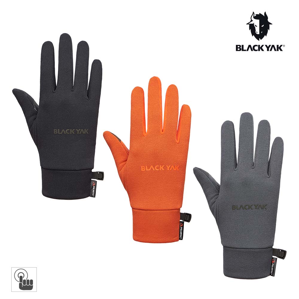【BLACKYAK】Polartec PS保暖觸控手套 (黑磚紅/灰色/黑色)保暖 觸控手套 登山手套|BYIA2NAN03