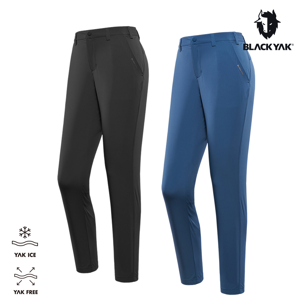 【BLACKYAK】女 ICE COLD長褲 (松綠色/黑色)-春夏 涼感 運動褲 登山褲| BYBB1WP206