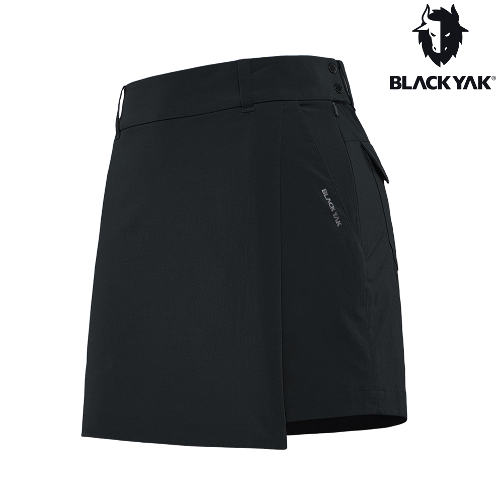 【BLACKYAK】女 ILLUMINATED褲裙(黑色)-春夏 運動褲 登山褲 褲裙| BYBB1WP002