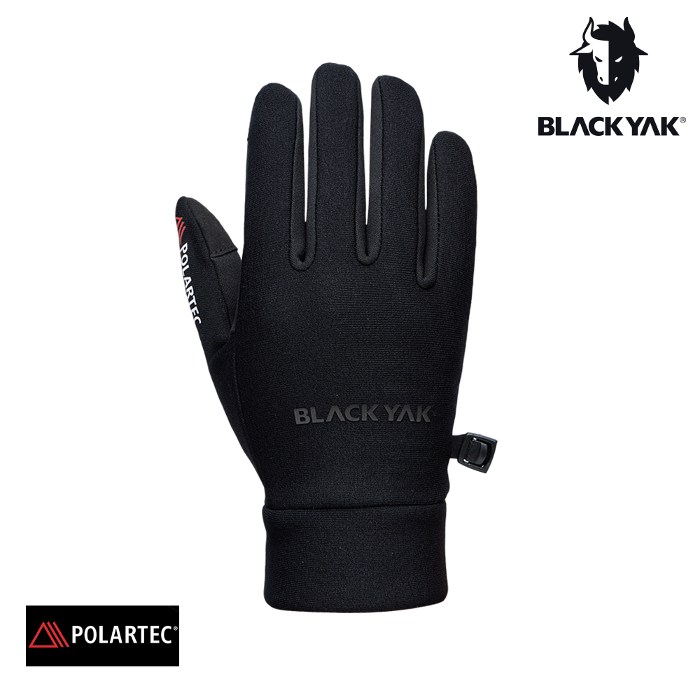 【BLACKYAK】YAK POLARTEC保暖手套 (黑色/海軍藍)-秋冬 可觸控 保暖手套 |BYBB2NAN02