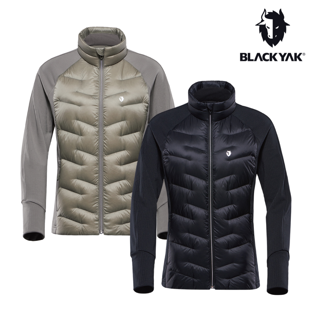 【BLACKYAK】女 SHINING輕量羽絨外套(淺卡其/黑色)-秋冬 保暖 輕量 羽絨外套 |BYBB2WJ401