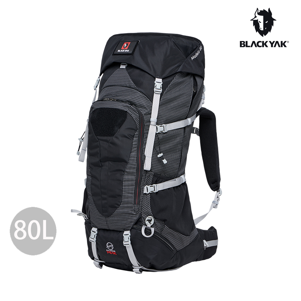 【BLACKYAK】50週年紀念款 MODELO 80L登山背包 (黑色)-四季 登山包 後背包| BYCB1NBF09