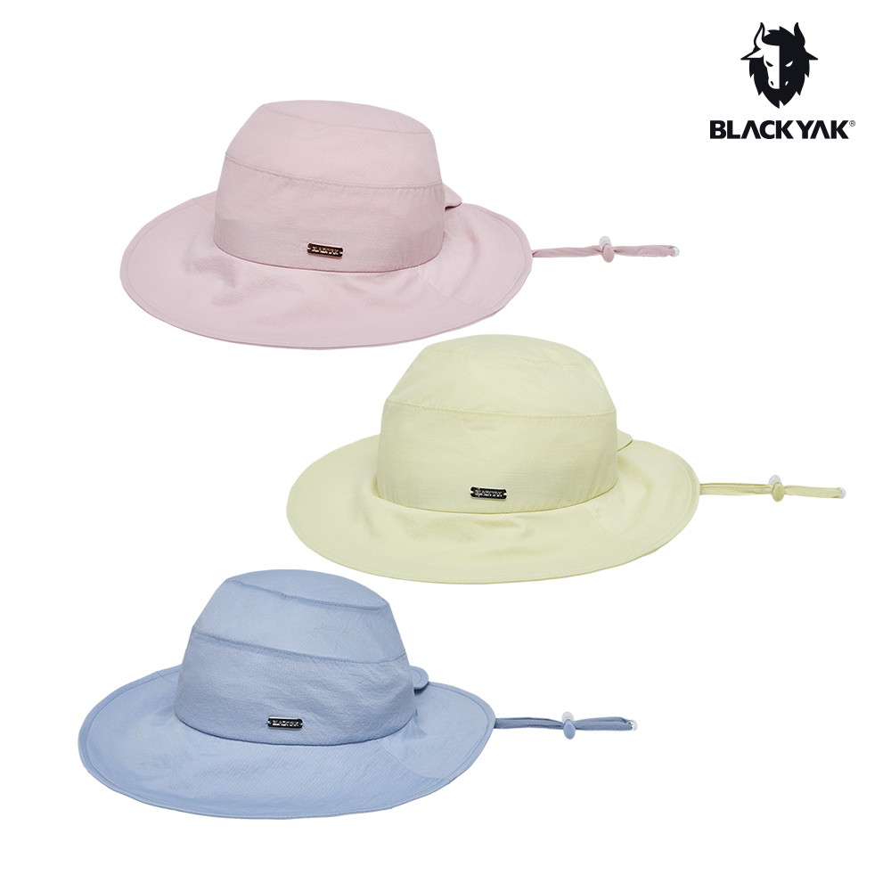 【BLACKYAK】女 輕量漁夫帽 (粉紅/淺黃/天空藍)-春夏 遮陽帽 漁夫帽 登山 透氣 | BYCB1WAF02