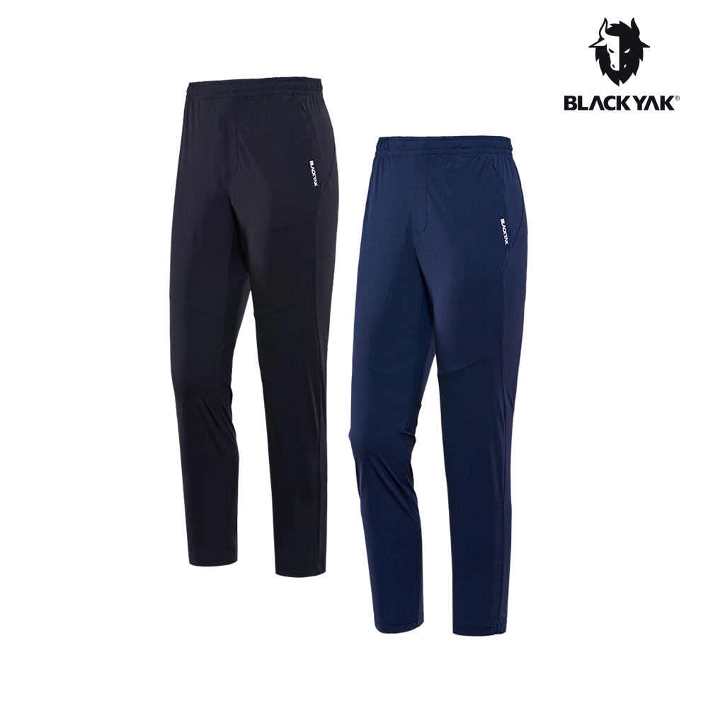 【BLACKYAK】男 ICE RUN TRAINING 長褲 (海軍藍/黑色)-春夏 登山 涼感｜BYCB1MP202