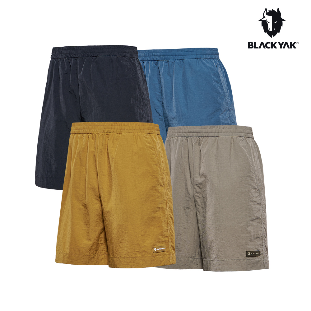 【BLACKYAK】BASIC 短褲 (黃色/灰藍/海軍藍/淺卡其)-夏 彈性 休閒短褲 運動｜BYCB1NP001