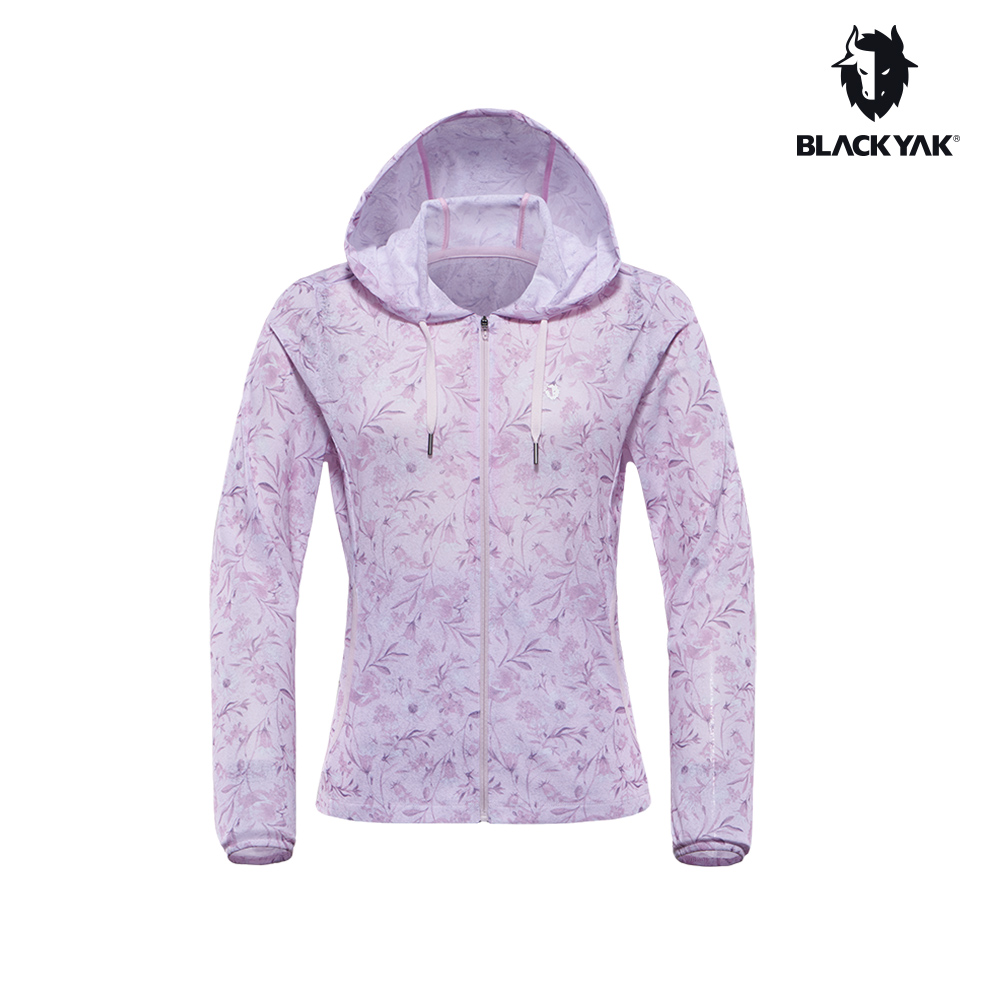 【BLACKYAK】女 PADDLE外套(粉紅)-花卉圖樣輕量透氣速乾外套|BYCB1WJ005