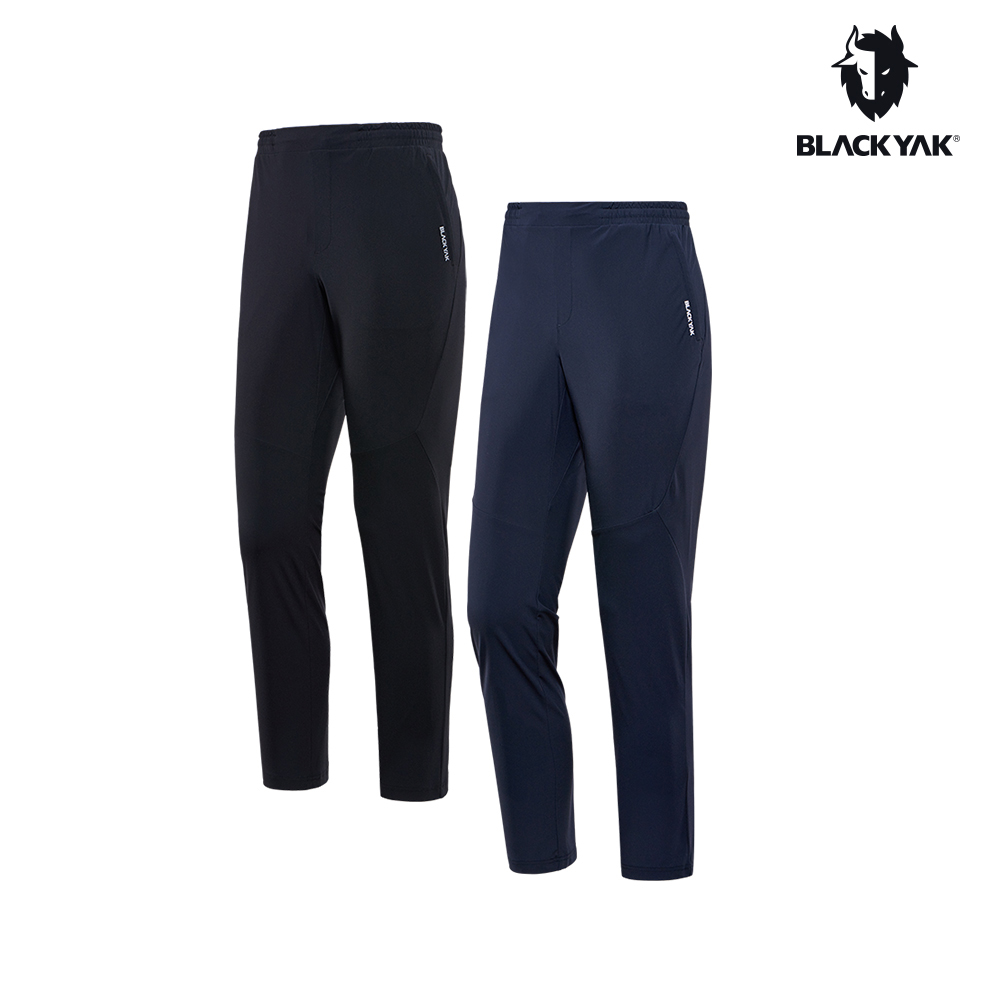 【BLACKYAK】男 KOSI TRAINING長褲(藍灰色/黑色)-舒適彈性/運動褲|BYCB1MP204