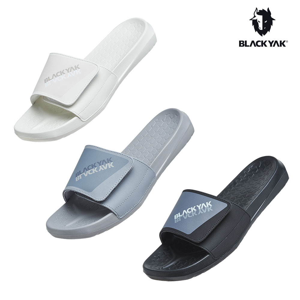 【BLACKYAK】SUFA R可調式運動拖鞋(米白/灰色/黑色)-韓國品牌運動拖鞋|BYCB1NFA27