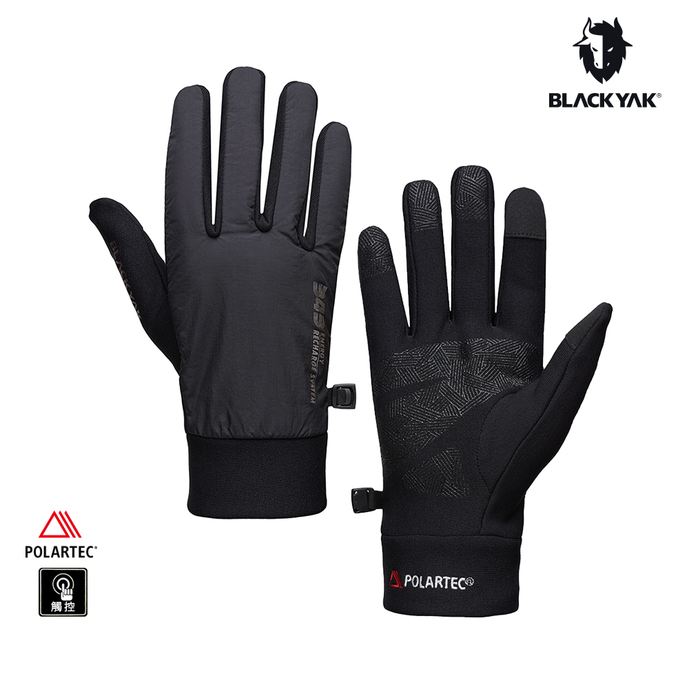 【BLACKYAK】343 POWER STRETCH手套(黑色)-鋪棉/觸控|BYCB2NAN01