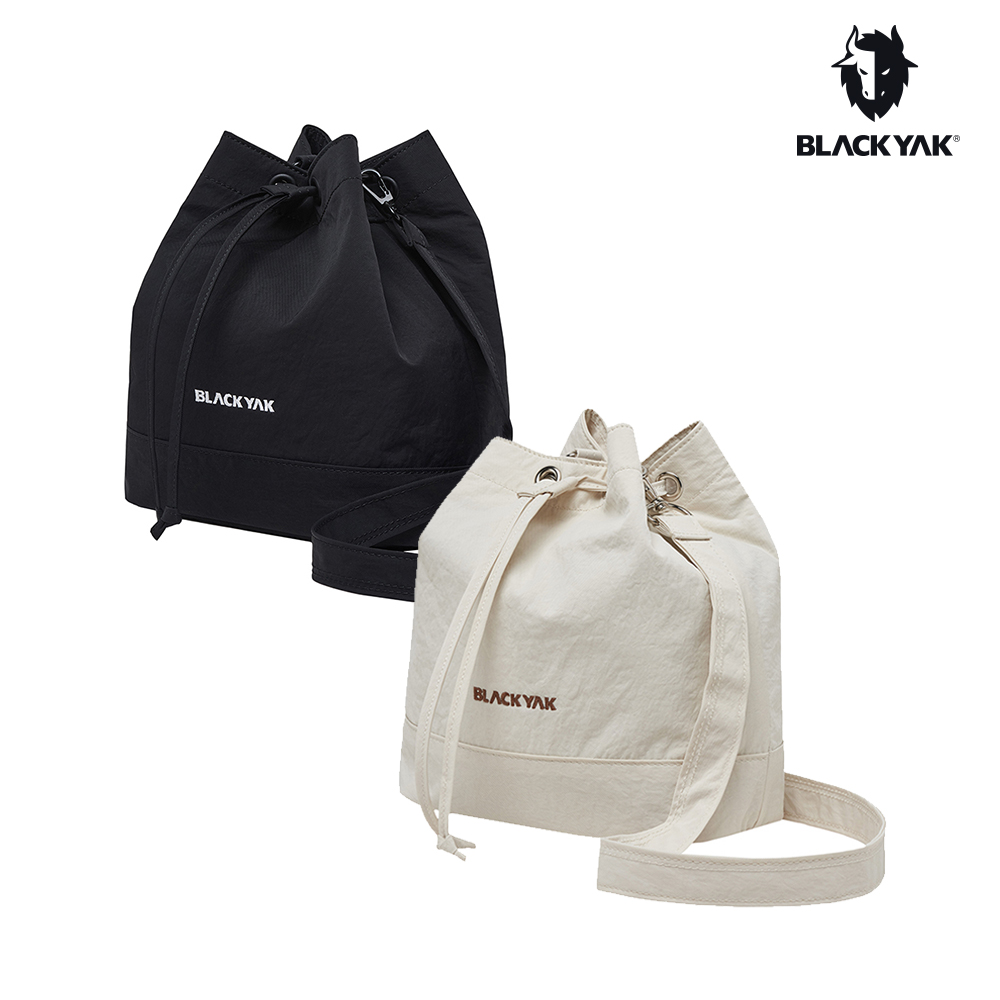 【BLACKYAK】LUKLA水桶包(象牙白/黑色)-手提包/側背包/斜肩背/水桶包|BYCB2NBD03