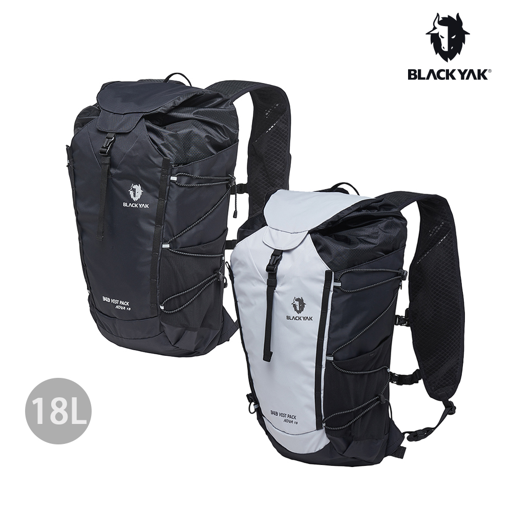 【BLACKYAK】343 NOVA 18L登山背包(銀灰/黑色)-雙肩包/後背包|BYCB2NBF05