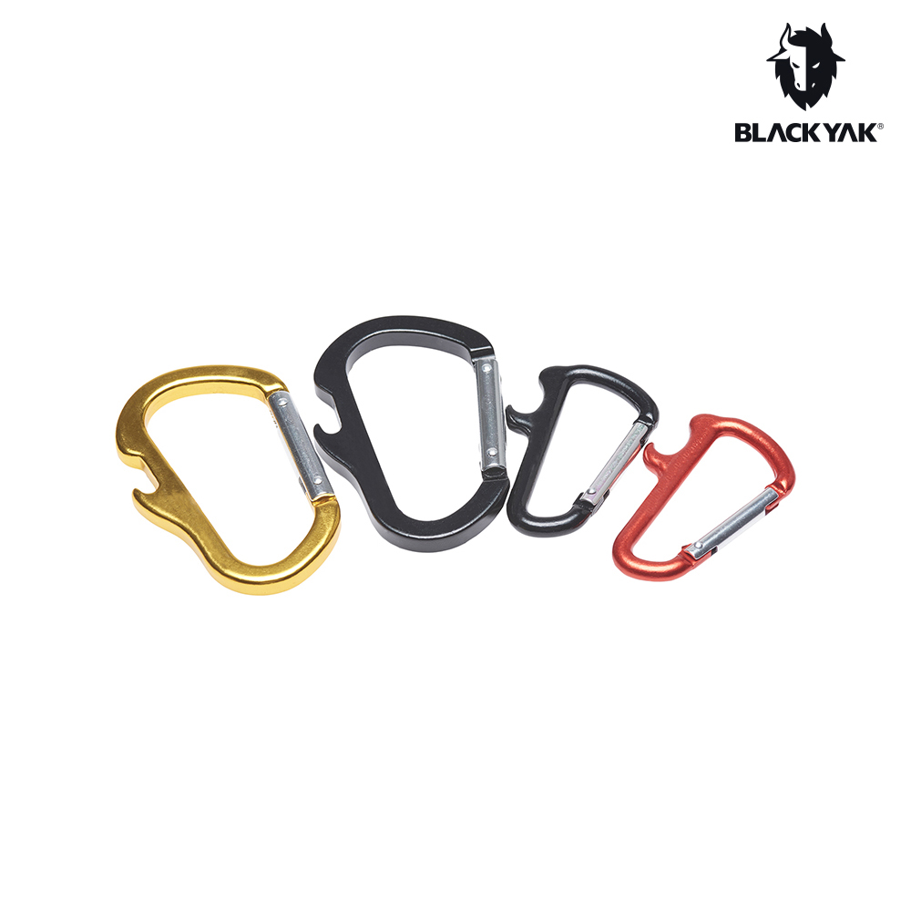【BLACKYAK】YAK多功能Ｄ型勾環四件組(4色)-半圓環/D扣/D字環|BYDB1NGJ01