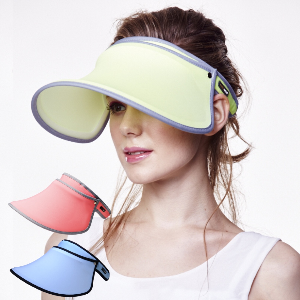 先進光學美療布-機能光療伸縮豔陽帽(三色任選)