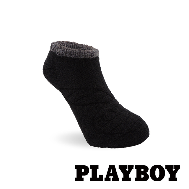 PLAYBOY拼接室內隱形暖暖襪