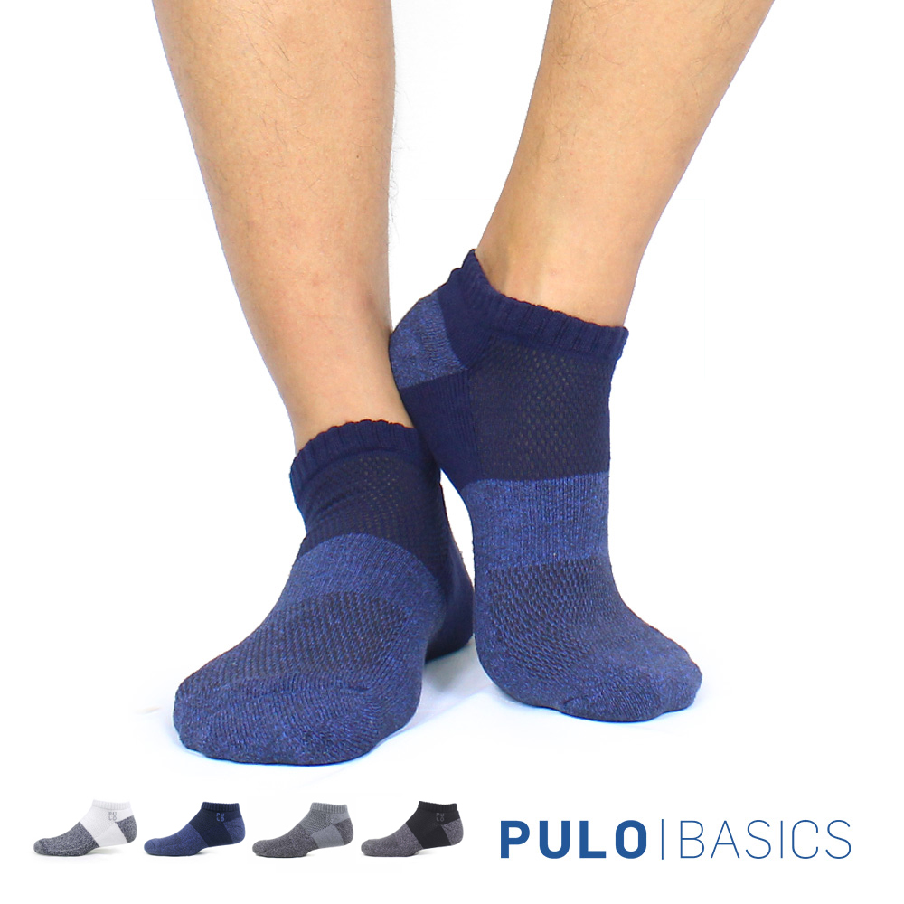 【 PULO 】穿立淨除臭耐磨休閒裸襪
