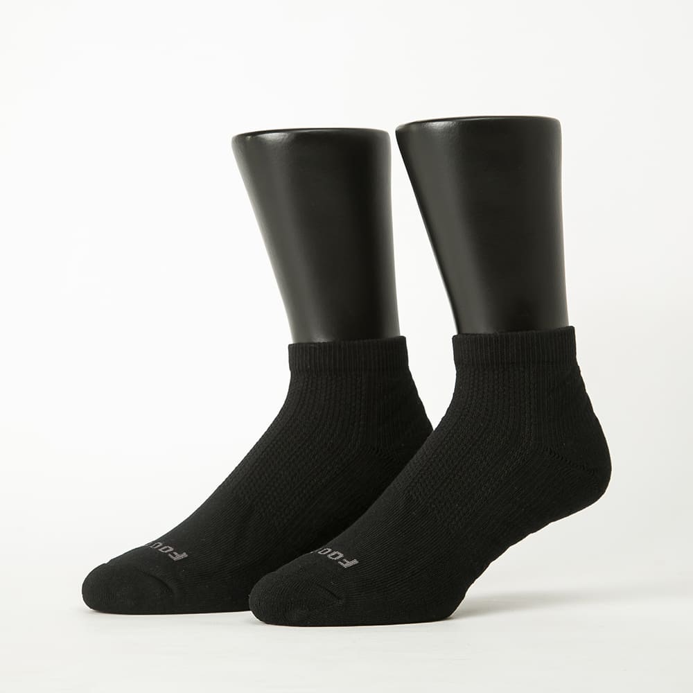【Footer除臭襪】輕壓力氣墊機能襪-男款(T95-黑)
