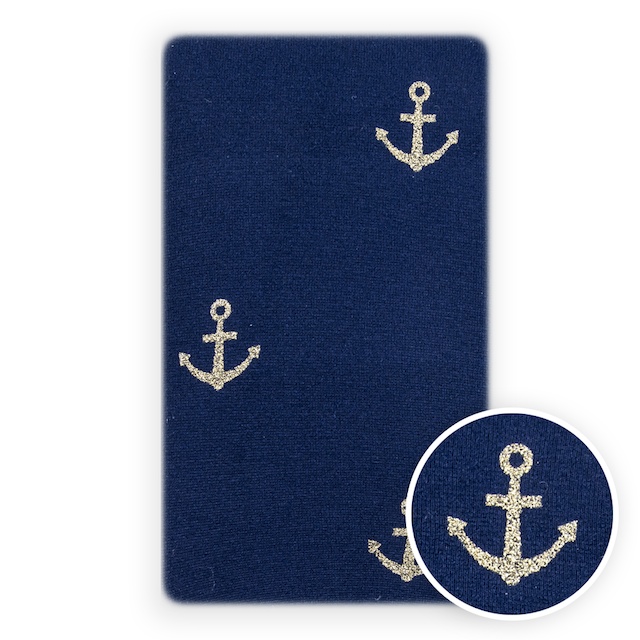 【公主童襪】金色水手超細纖維兒童褲襪 - 海軍藍