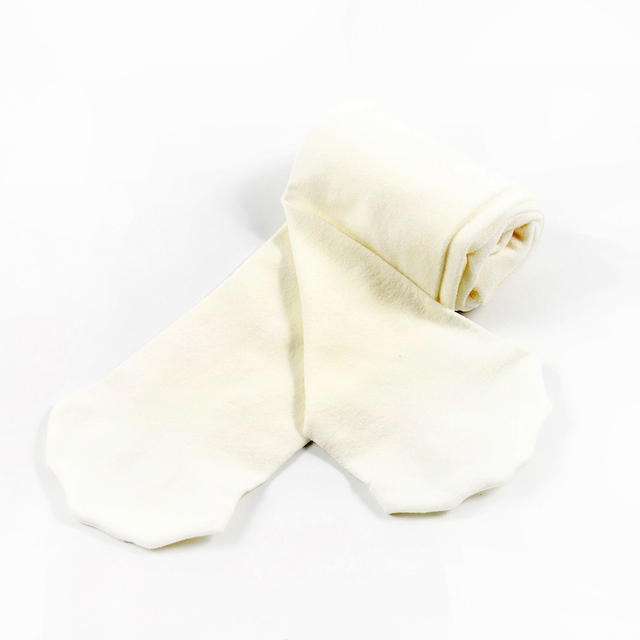 【公主童襪】超細纖維米白色兒童褲襪/跳舞褲襪