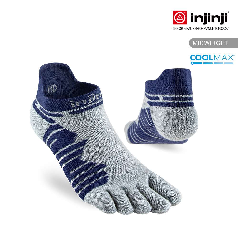 【INJINJI】Ultra Run終極系列五趾隱形襪 (鈷藍)NAA6558 五指襪 五趾襪 機能襪 跑襪 運動襪