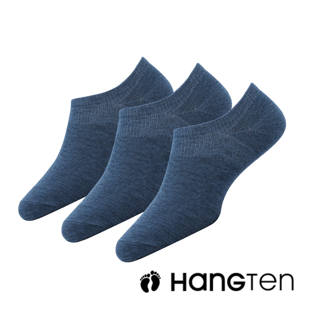 【HANG TEN】 經典款隱形襪 6雙入組_牛仔藍(HT-29)