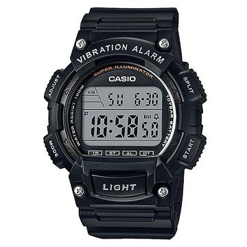 CASIO 10年電力高亮度LED照明基本錶款 W-736H-1A