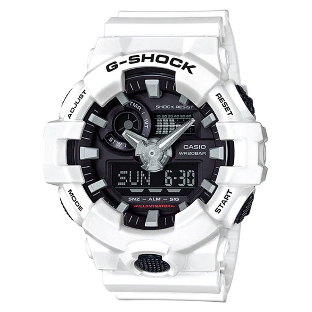G-SHOCK 絕對強悍系列搶眼視覺雙顯錶 GA-700-7A