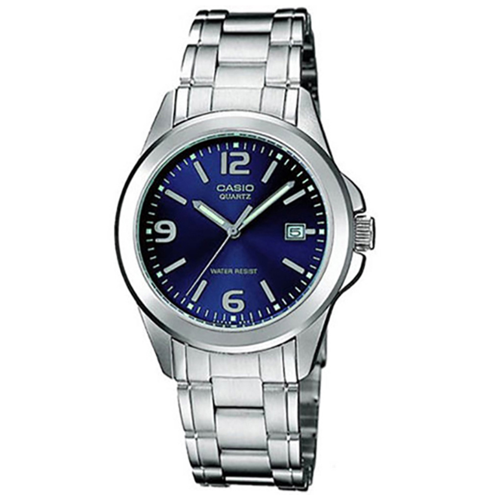 CASIO 時尚典雅淑女腕錶(藍)(LTP-1215A-2A)