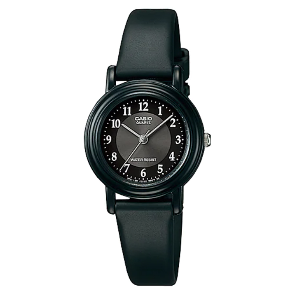 CASIO簡單實用指針童錶(黑銀面數字銀色指針)LQ-139AMV-1B3