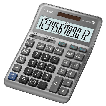 【CASIO】12位數桌上型商用計算機-(DF-120FM)