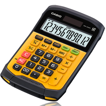 【CASIO】 防水防塵12位數鍵盤分離式計算機-(WM-320MT)