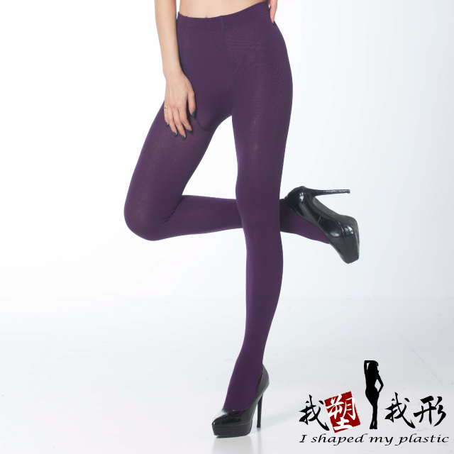 【我塑我形】新一代超彈力超柔爆暖內刷毛蓄熱耐磨拉絨褲襪(一件組)-紫色