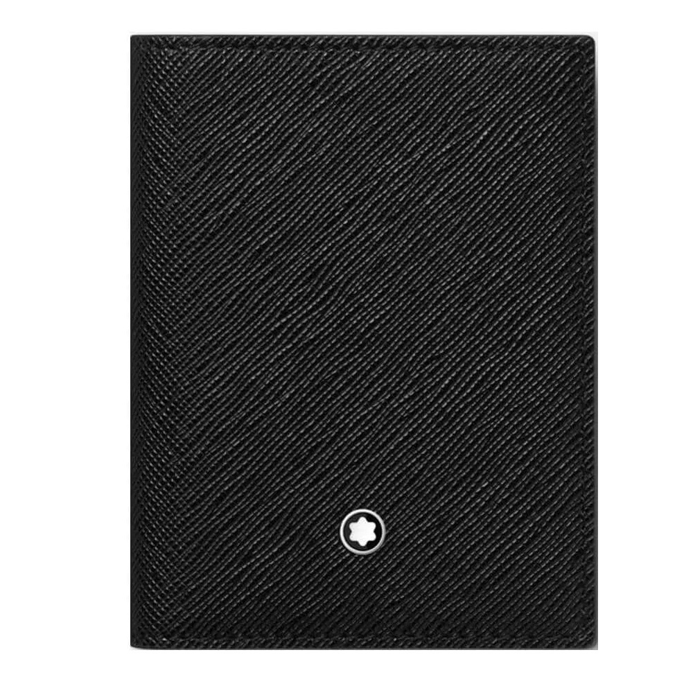【MontBlanc 萬寶龍】匠心系列 4卡名片夾-黑色