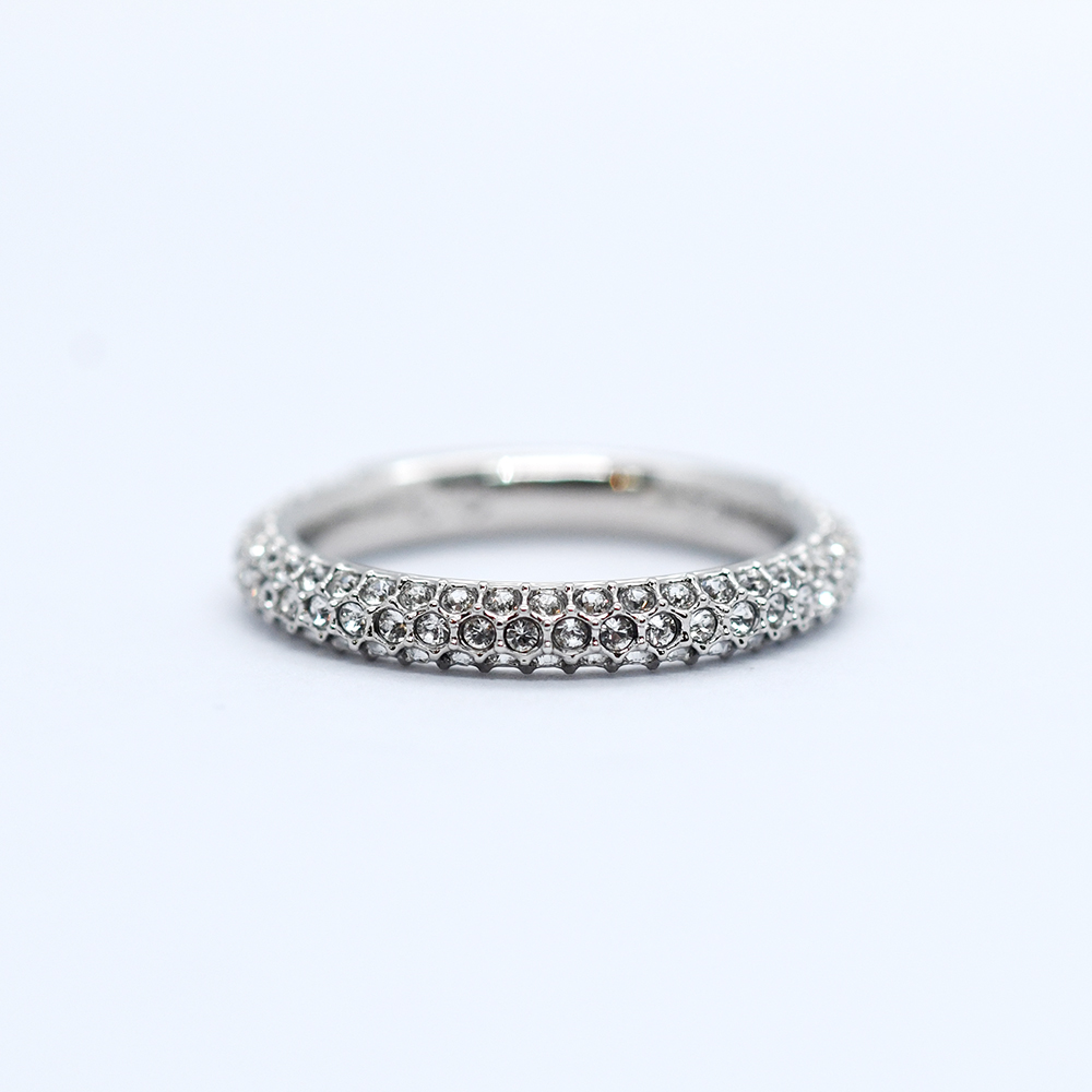 SWAROVSKI 施華洛世奇 Stone 戒指 鍍白金色 5412047