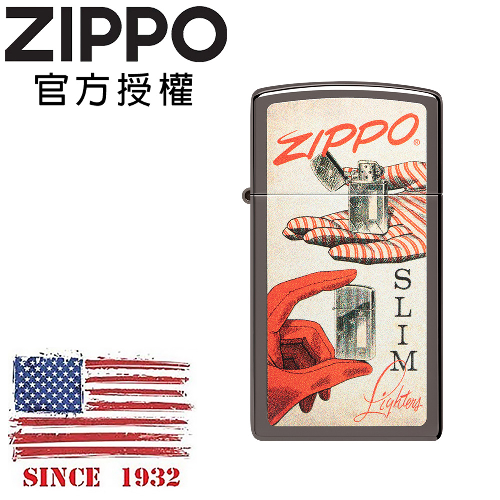 ZIPPO ZIPPO DESIGN 復古海報(窄版)防風打火機