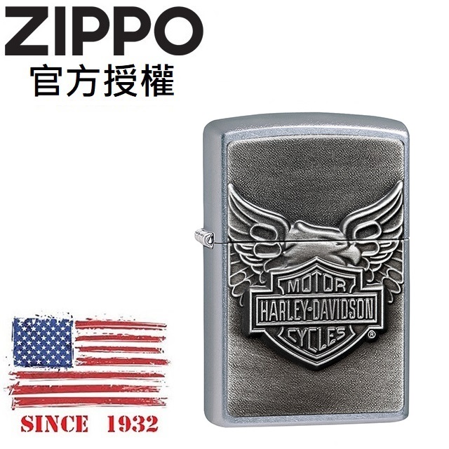 ZIPPO Harley-Davidson® Iron Eagle 哈雷鐵鷹防風打火機