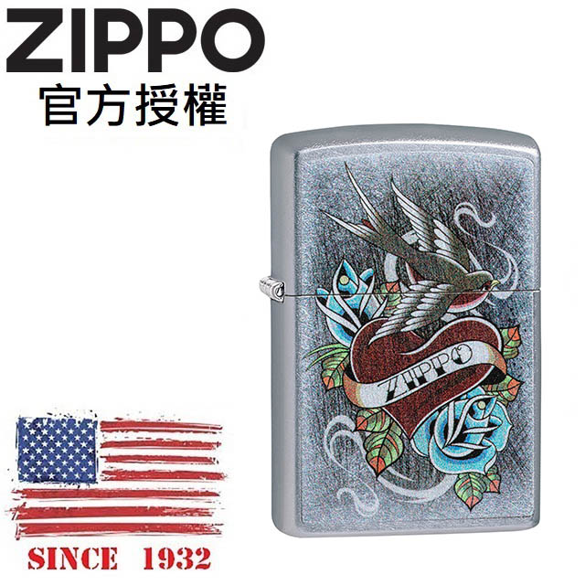 ZIPPO Vintage Tattoo Zippo 復古刺青標誌防風打火機