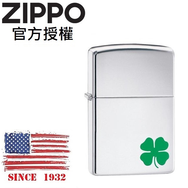 ZIPPO Bit O’ Luck 簡約四葉草防風打火機