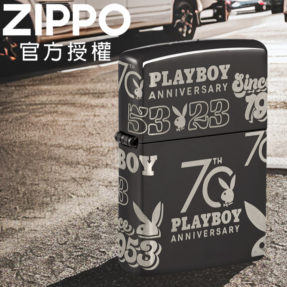 ZIPPO Playboy 70th Anniversary Playboy花花公子-70周年紀念款防風打火機