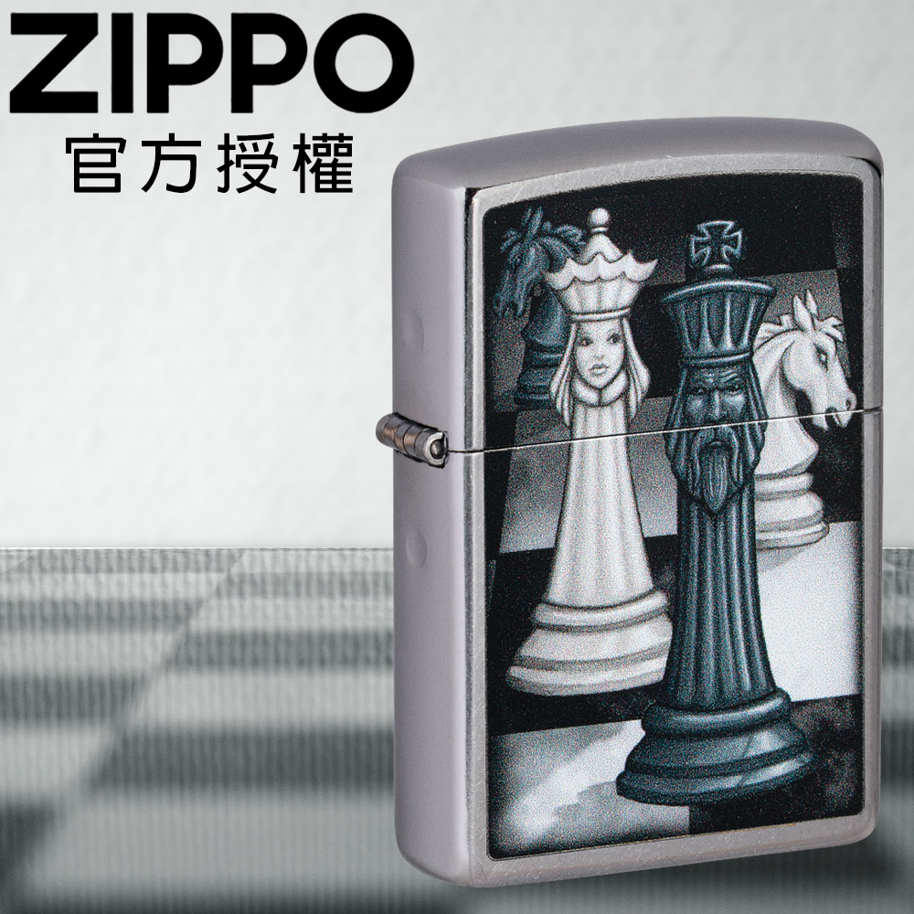 ZIPPO Chess Game Design 西洋棋遊戲防風打火機