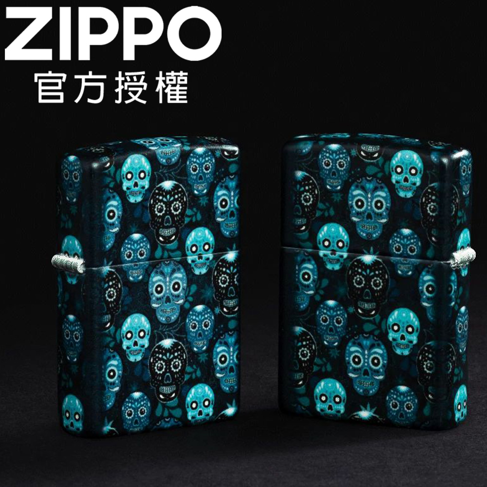 ZIPPO Sugar Skulls Design 糖骷髏防風打火機