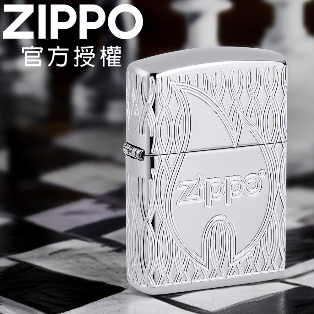 ZIPPO Zippo Flame Design 火焰幾何紋理防風打火機